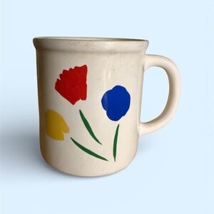 Vintage Marimekko Coffee Tea Mug Three Flowers